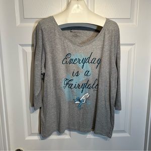 Lane Bryant Cinderella Graphic Print Top